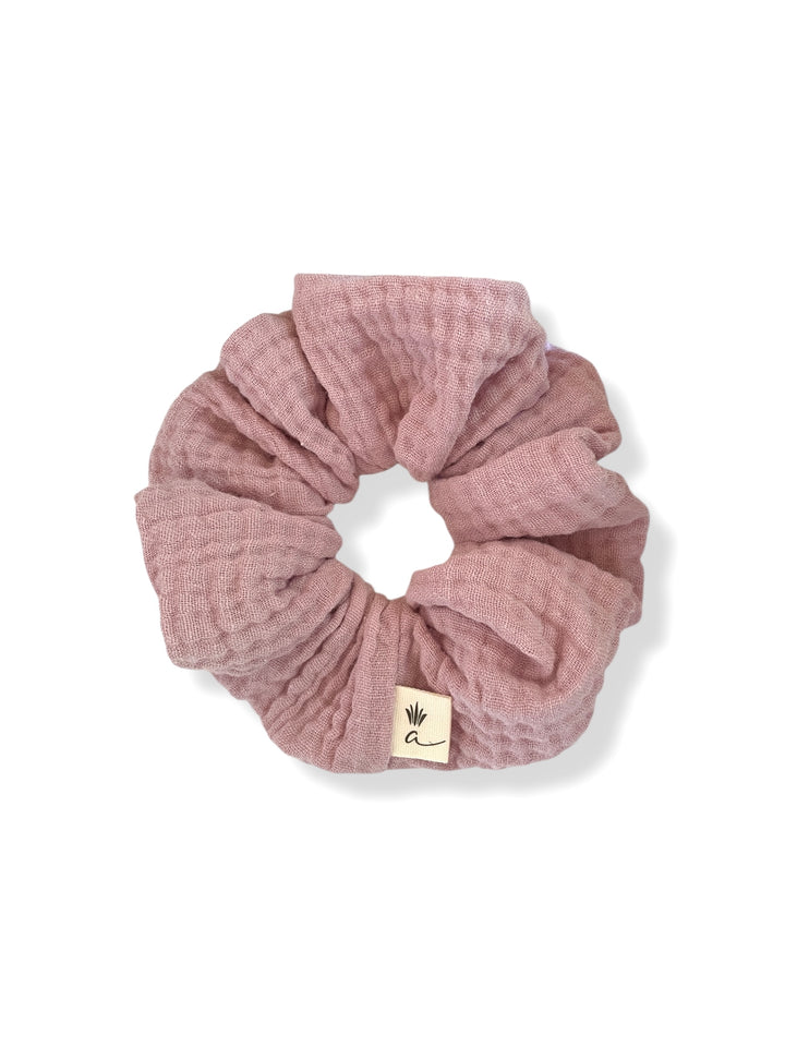 Muslin Scrunchies - Mauve
