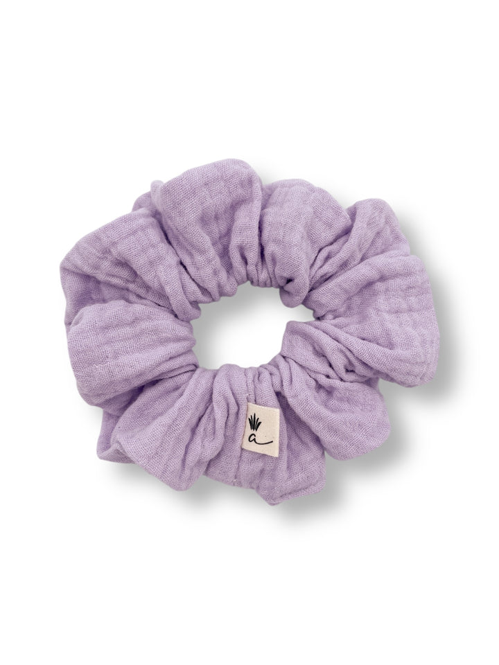 Muslin scrunchies - Lilac