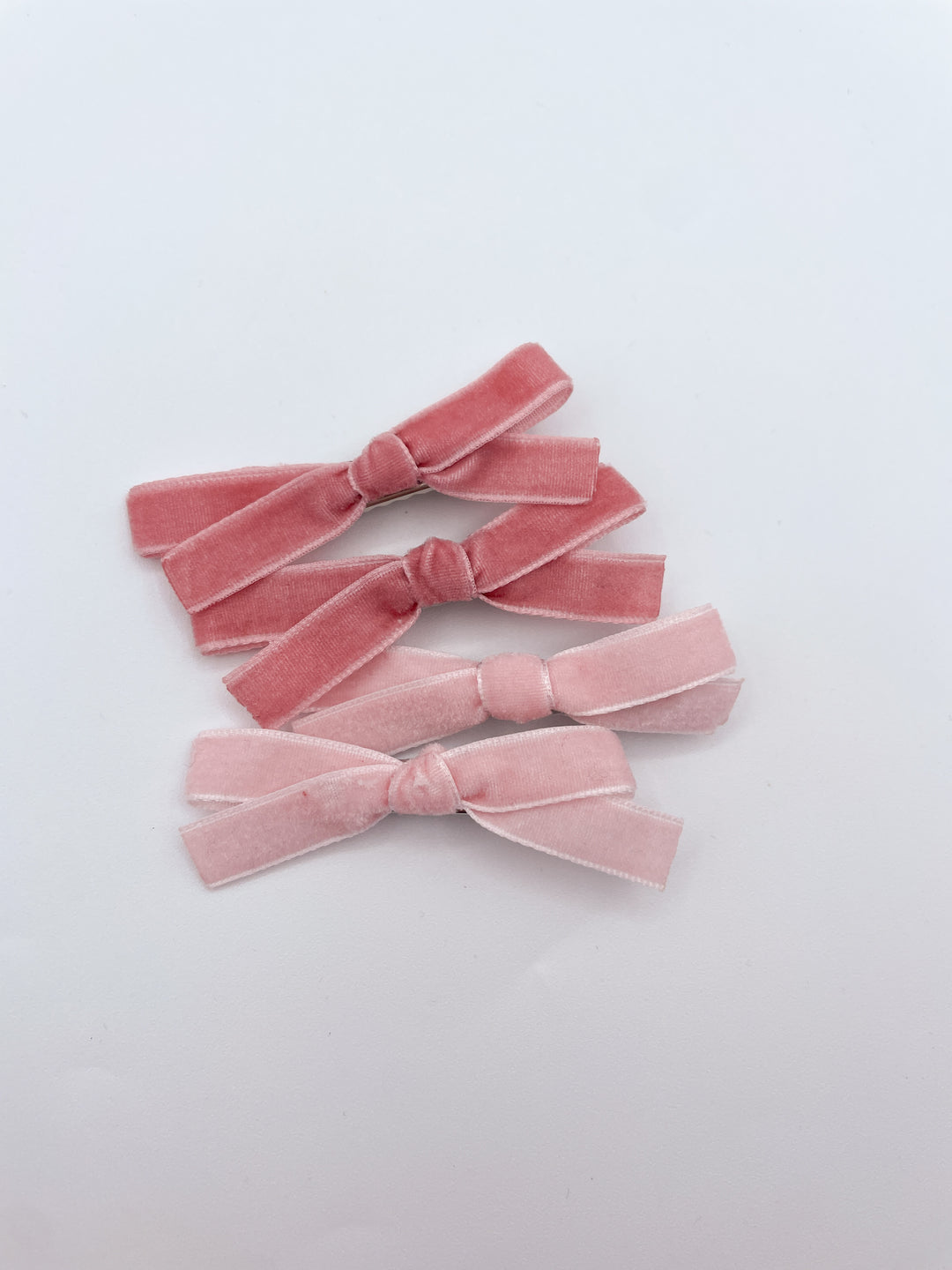 Bouclette Ruban de Velours - Rose foncé