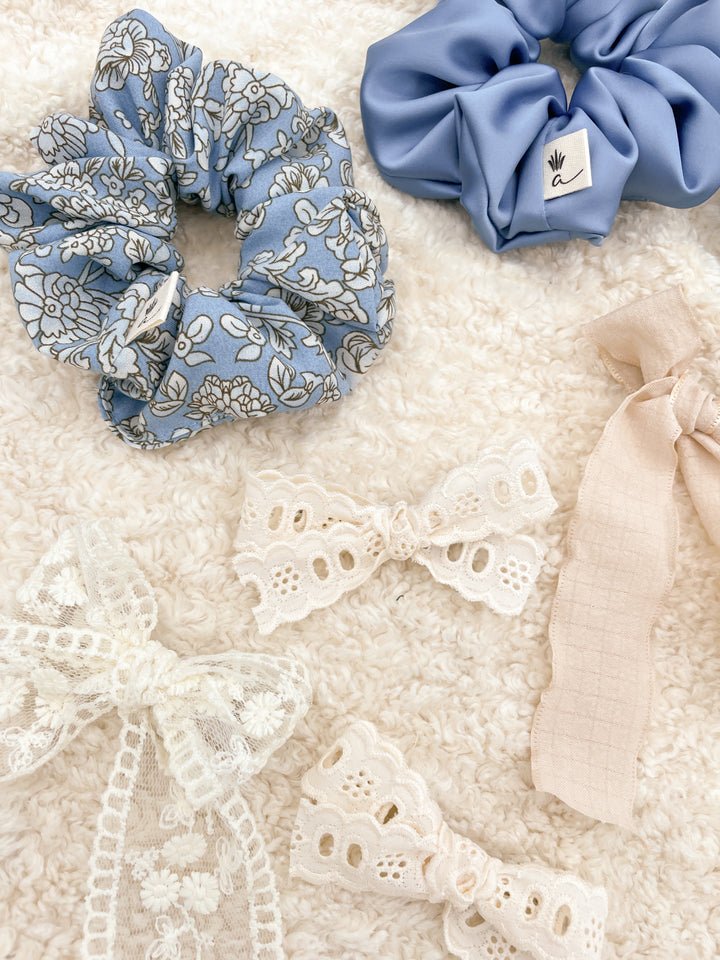 Boucle Brodée - Ivoire