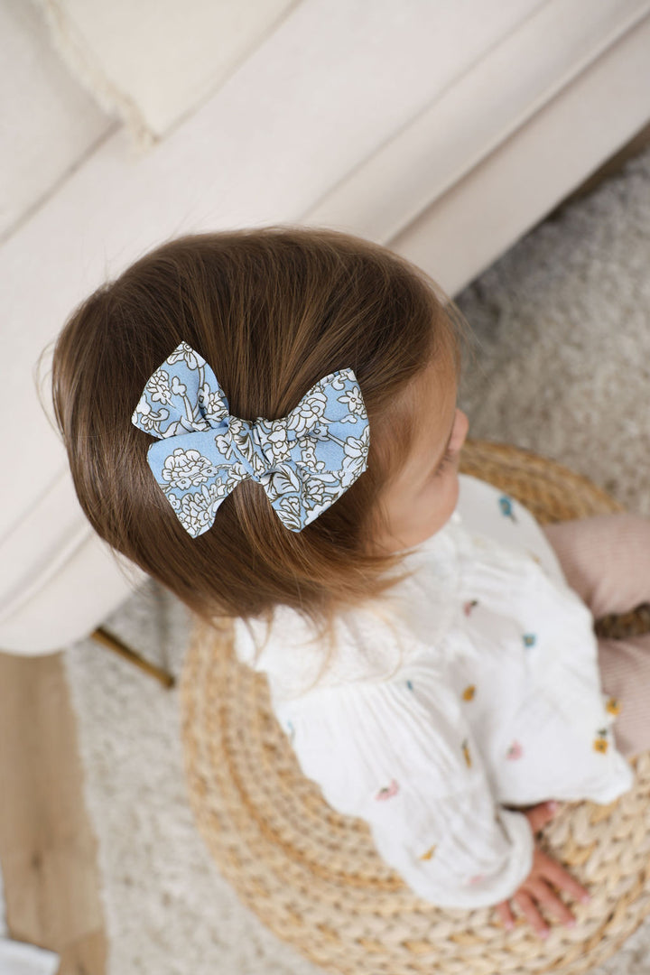 Boucle coton - Bleu vintage