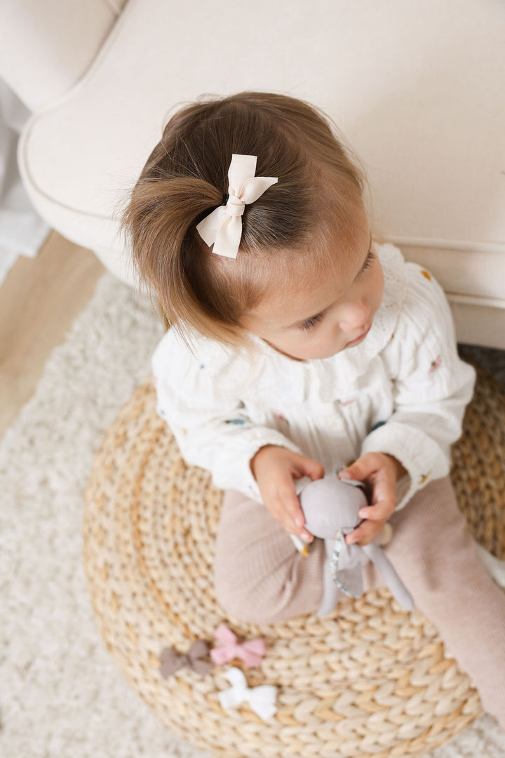 Boucles à cheveux sur pince - Coton