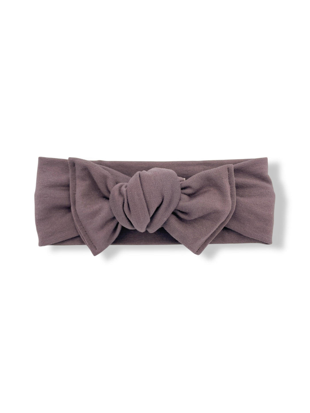 Bamboo bow headband to tie - Taupe