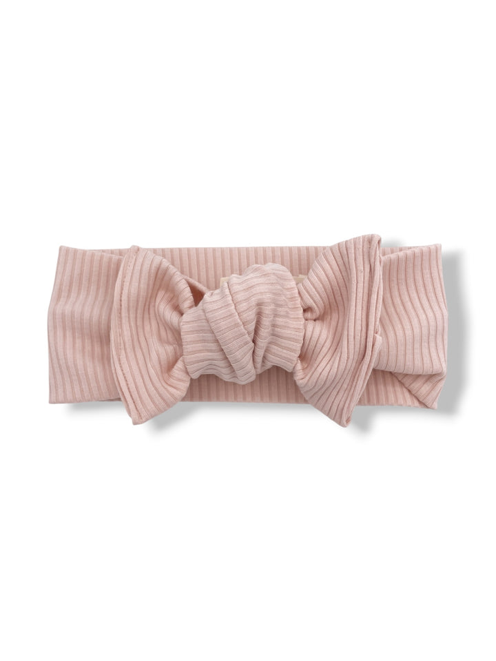 Bamboo Rib bow headband to tie