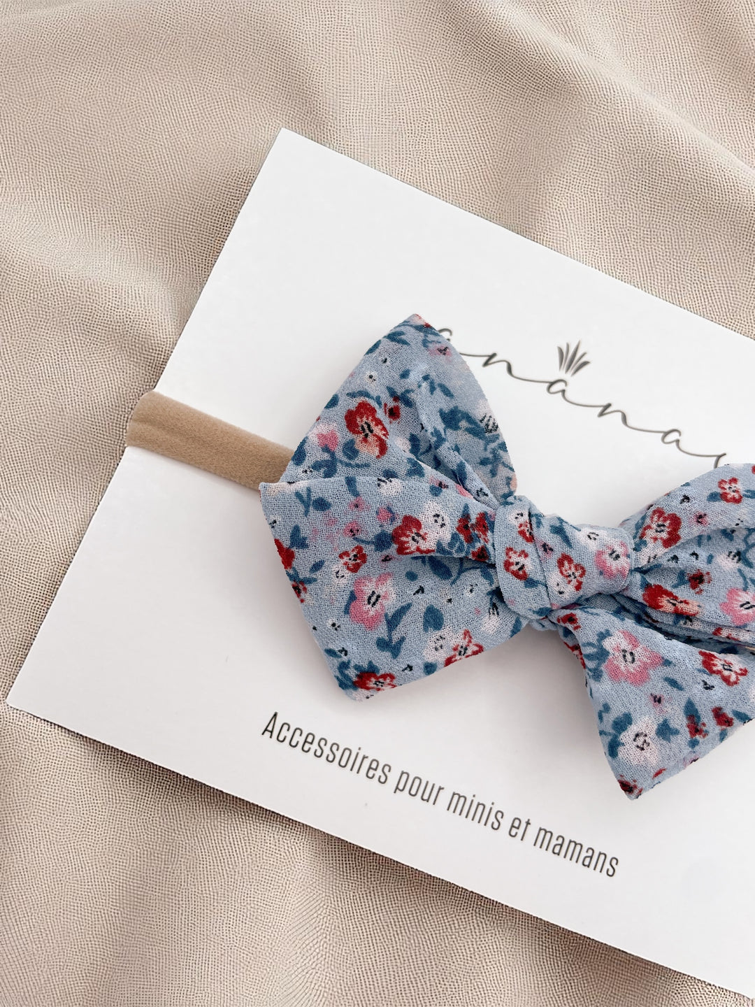 Bow - Blue Floral