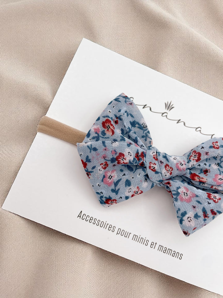 Bow - Blue Floral