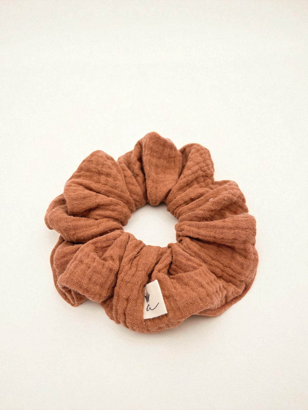 Muslin scrunchies - Caramel