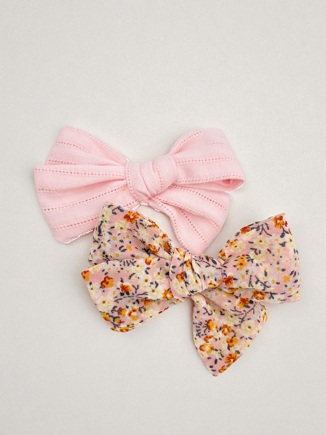 Boucle - Coton Brodé Rose