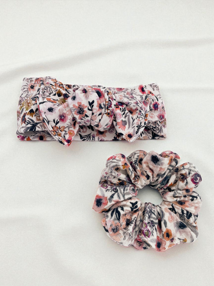 Bamboo bow headband to tie - Rosalie