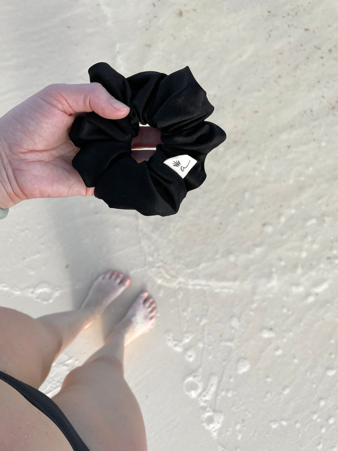 Swim scrunchie - Noir