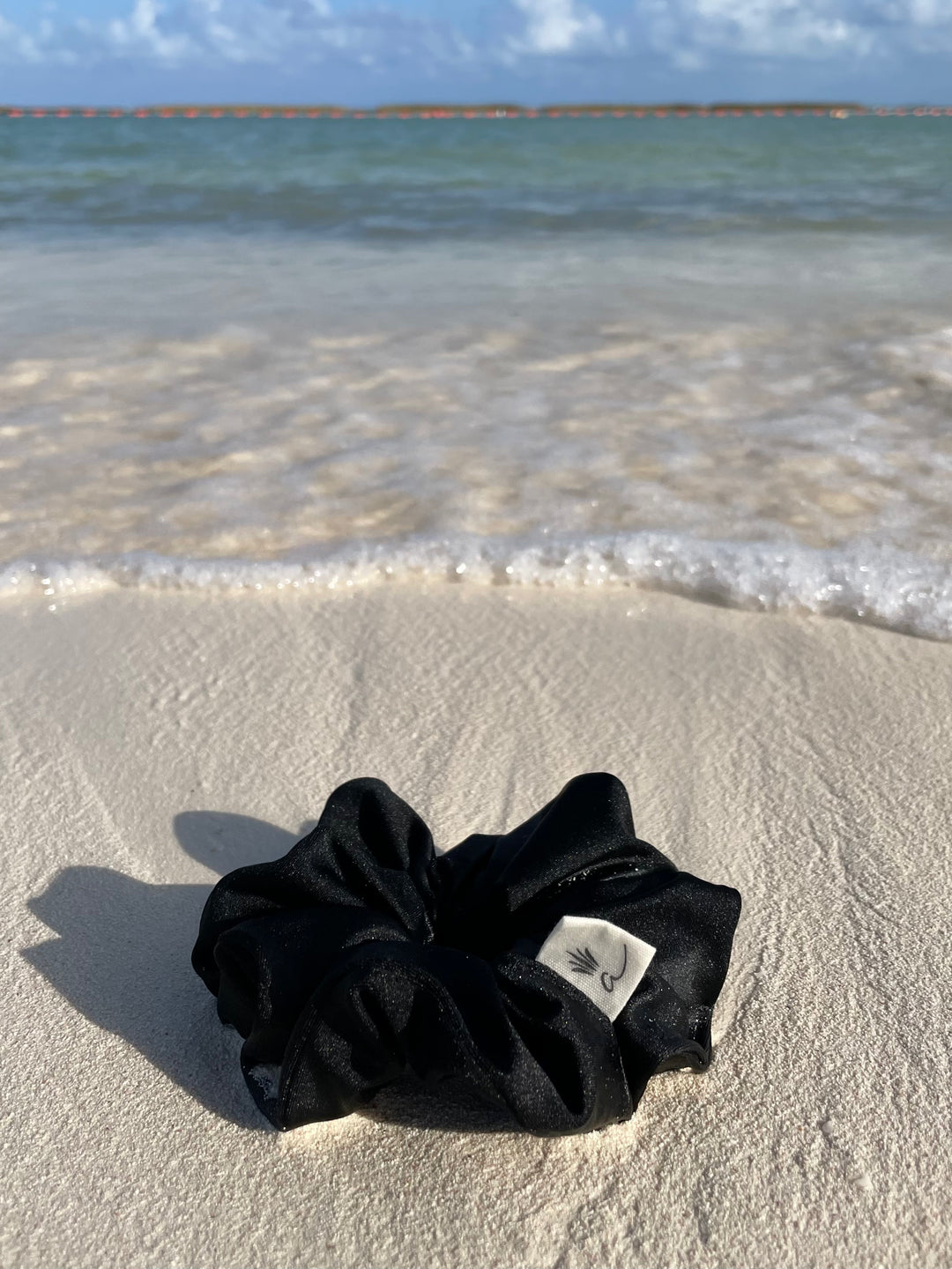 Swim scrunchie - Noir