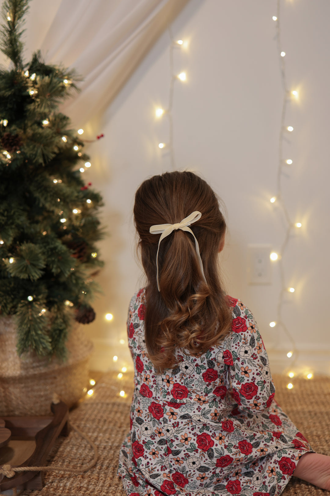 Boucle XL Ruban de Velours - Brun