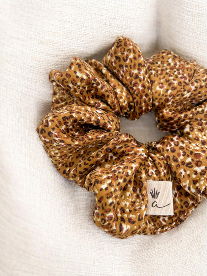 Satin scrunchies - Leopard