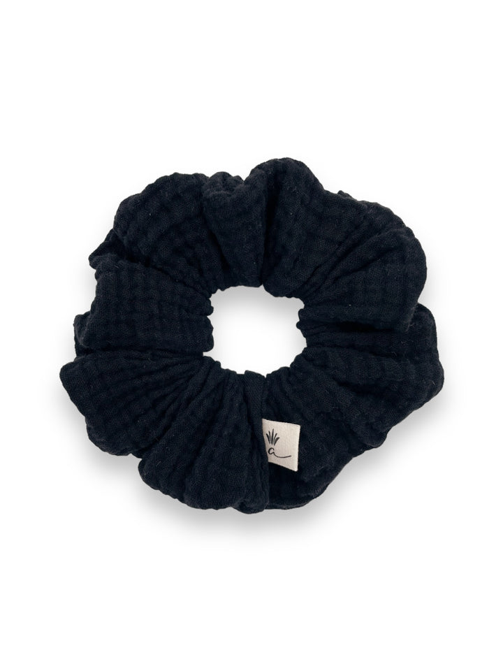 Muslin scrunchies - Black