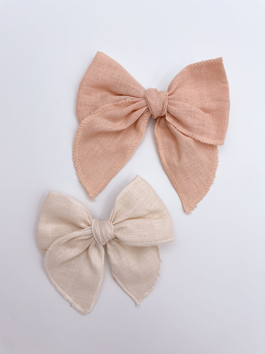 L Fable Bow - Peach