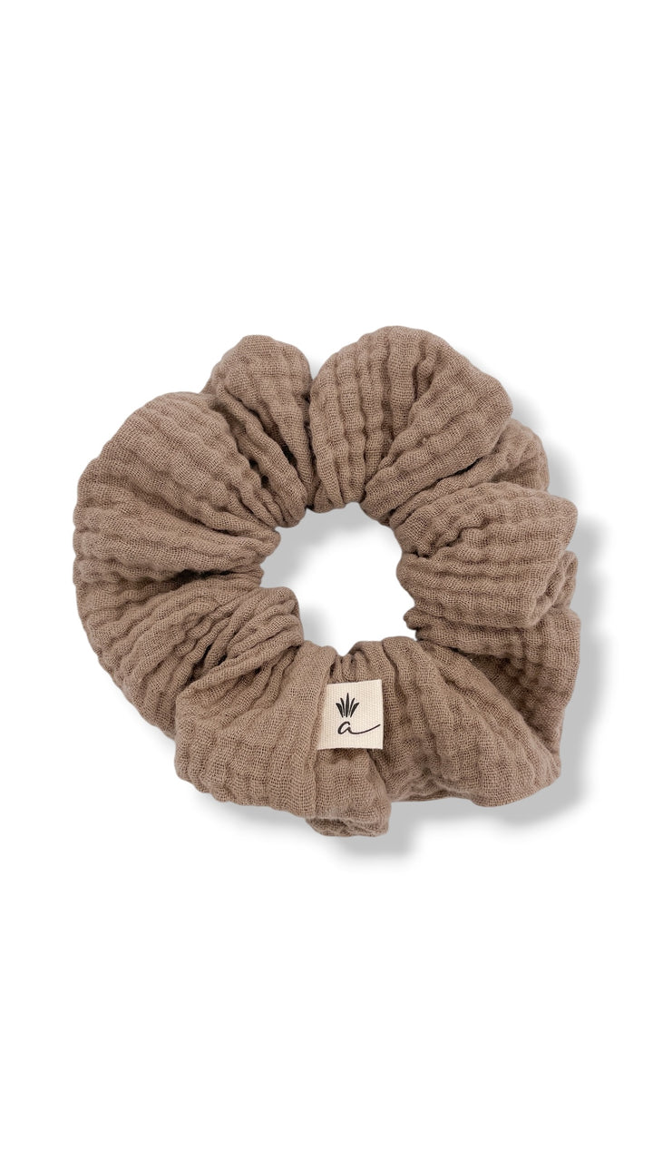 Muslin scrunchies - Baby pink