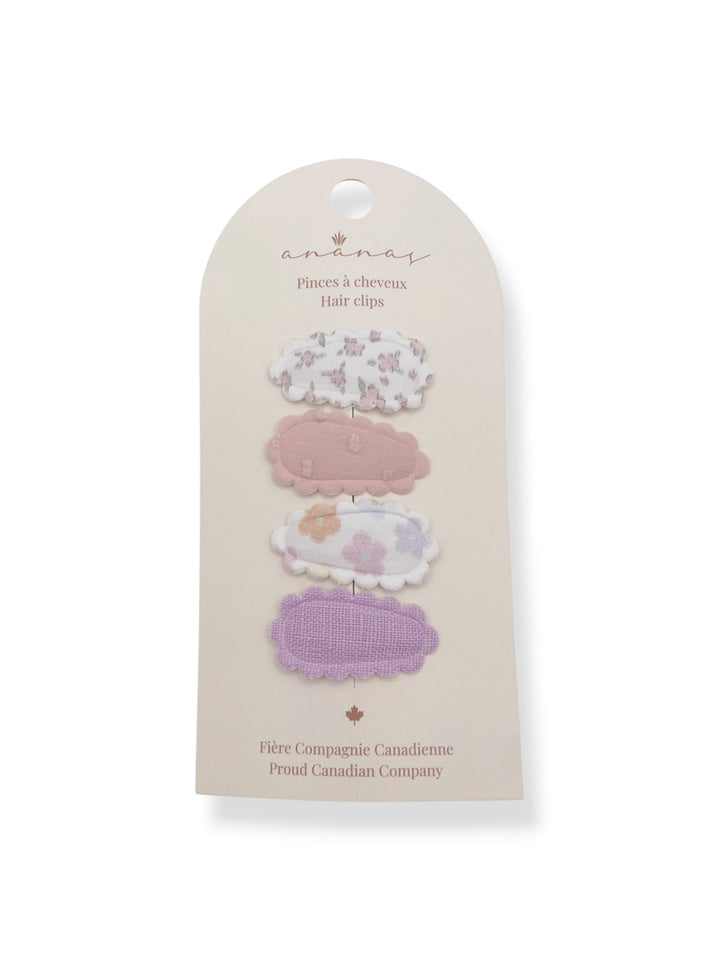 Barrettes en tissu - Rosie
