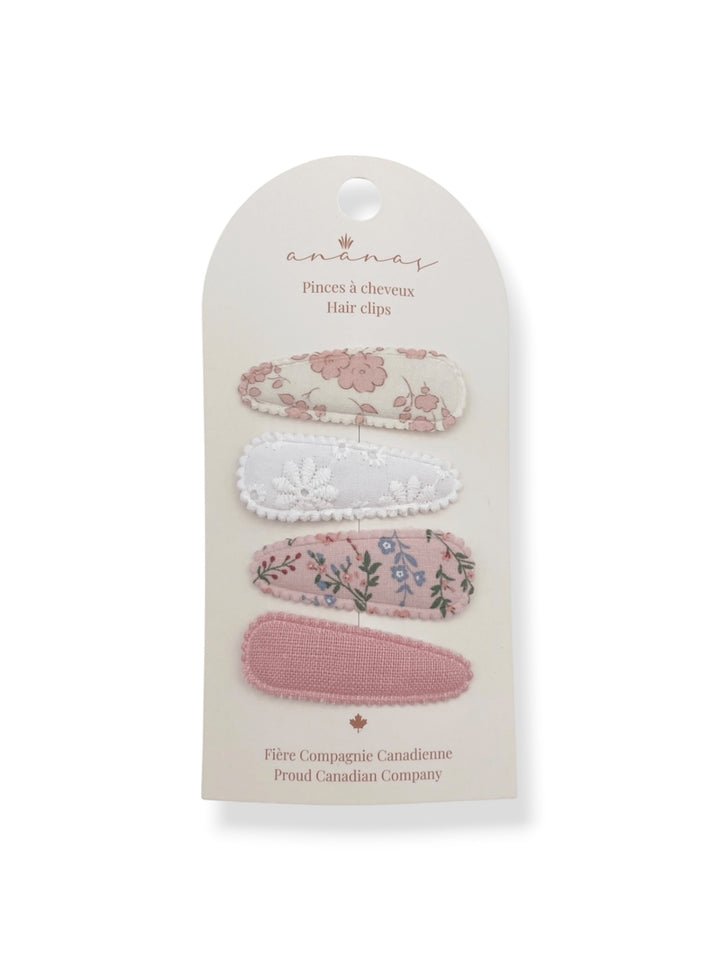 Barrettes en tissu - Brise printanière
