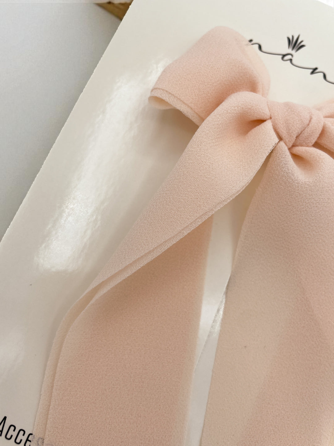 Large Bow - Blush
