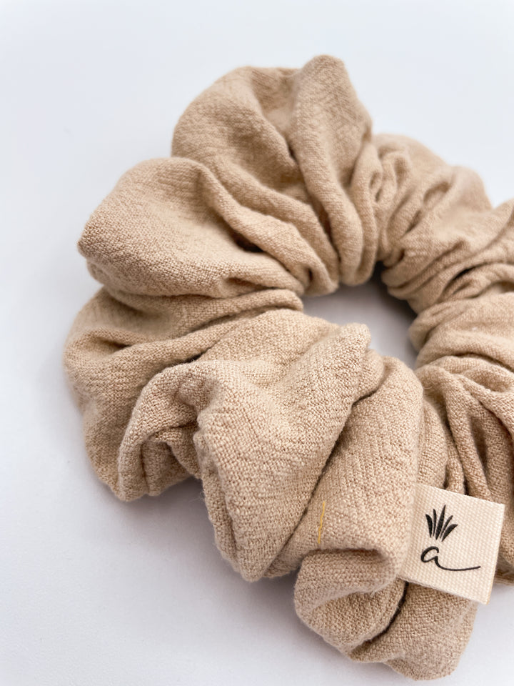 XL Cotton Scrunchie - Beige