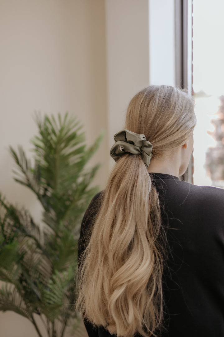 XL Cotton Scrunchie - Beige