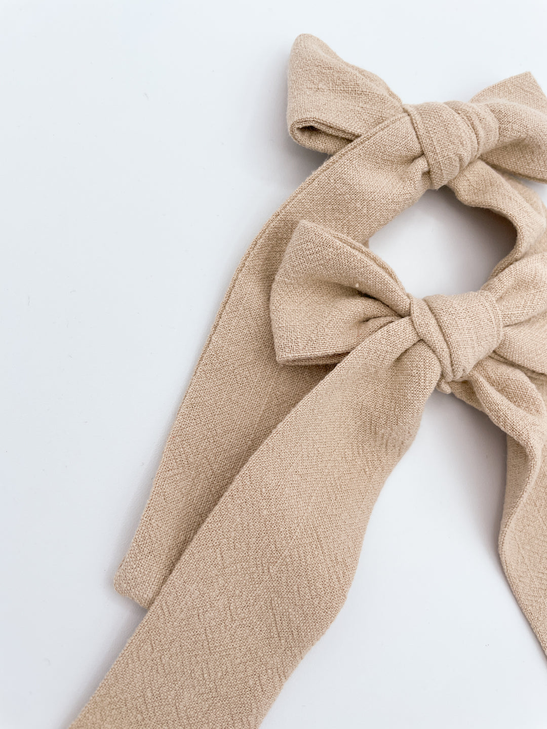 XL Cotton Bow - Beige