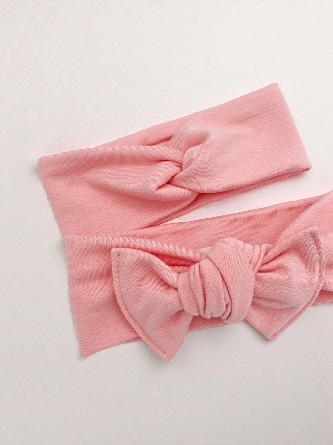 Bamboo bow headband to tie