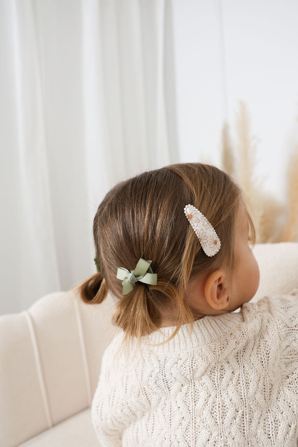 Mini Bows - Ivory/Sage