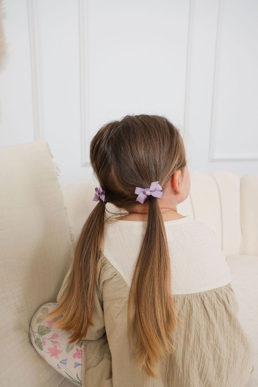 Mini Bows - Pink/Mauve