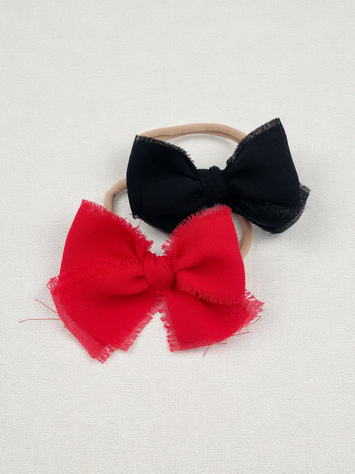 Bow Chiffon - Red