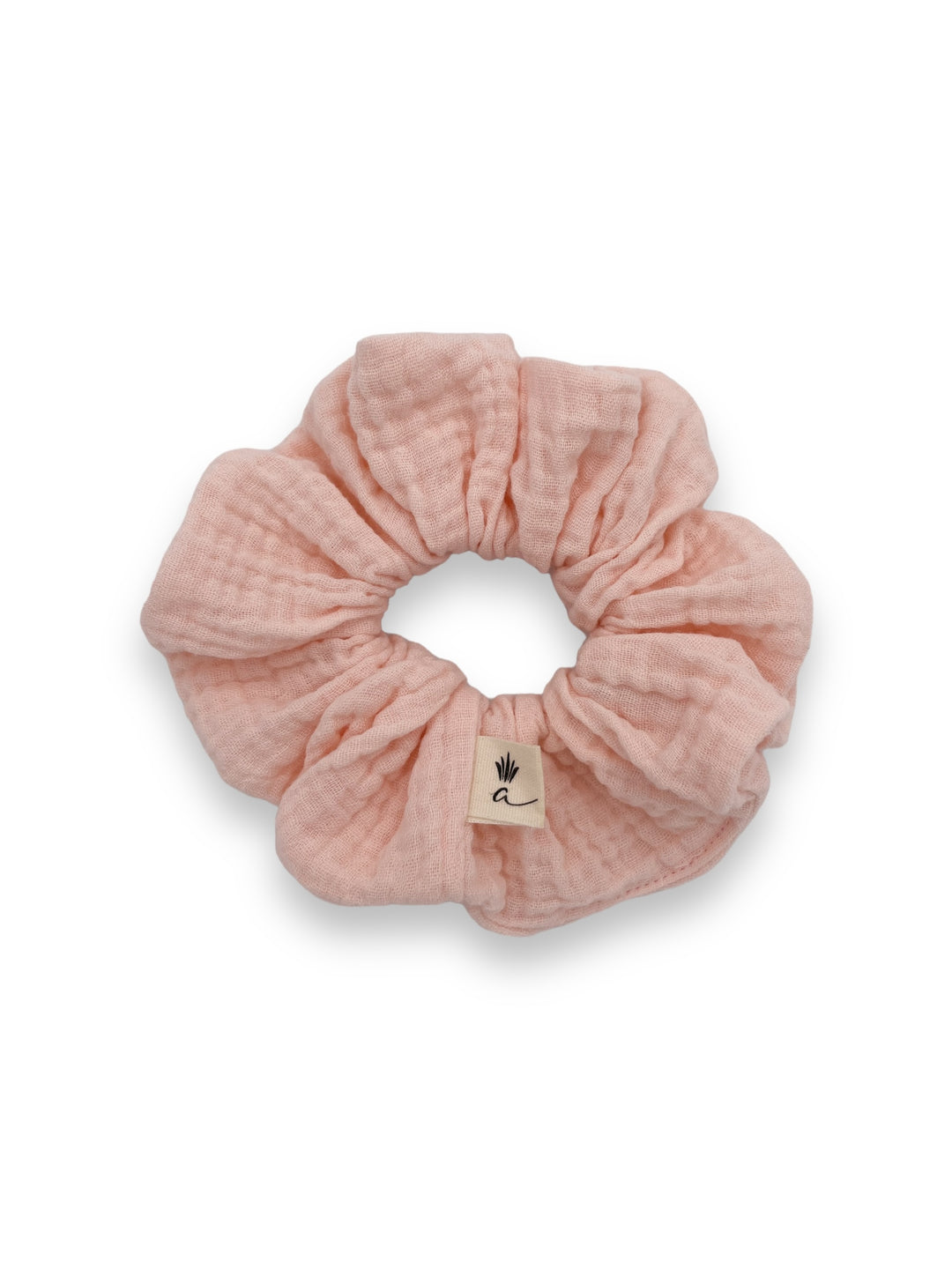 Muslin scrunchies - Light pink