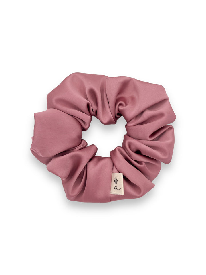Satin scrunchie - Antique pink