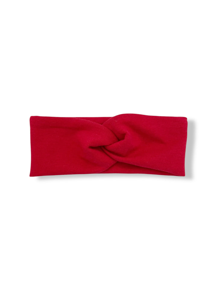 Twist bamboo Headband - Red
