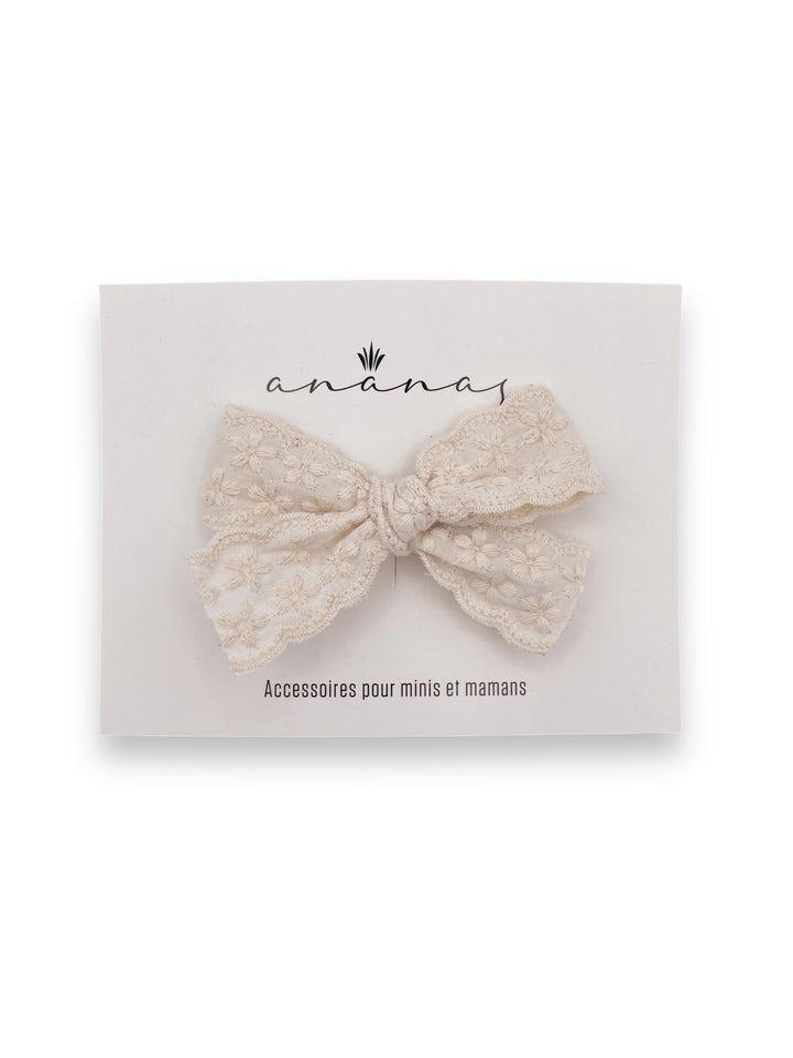 Lace Bow - Ivory