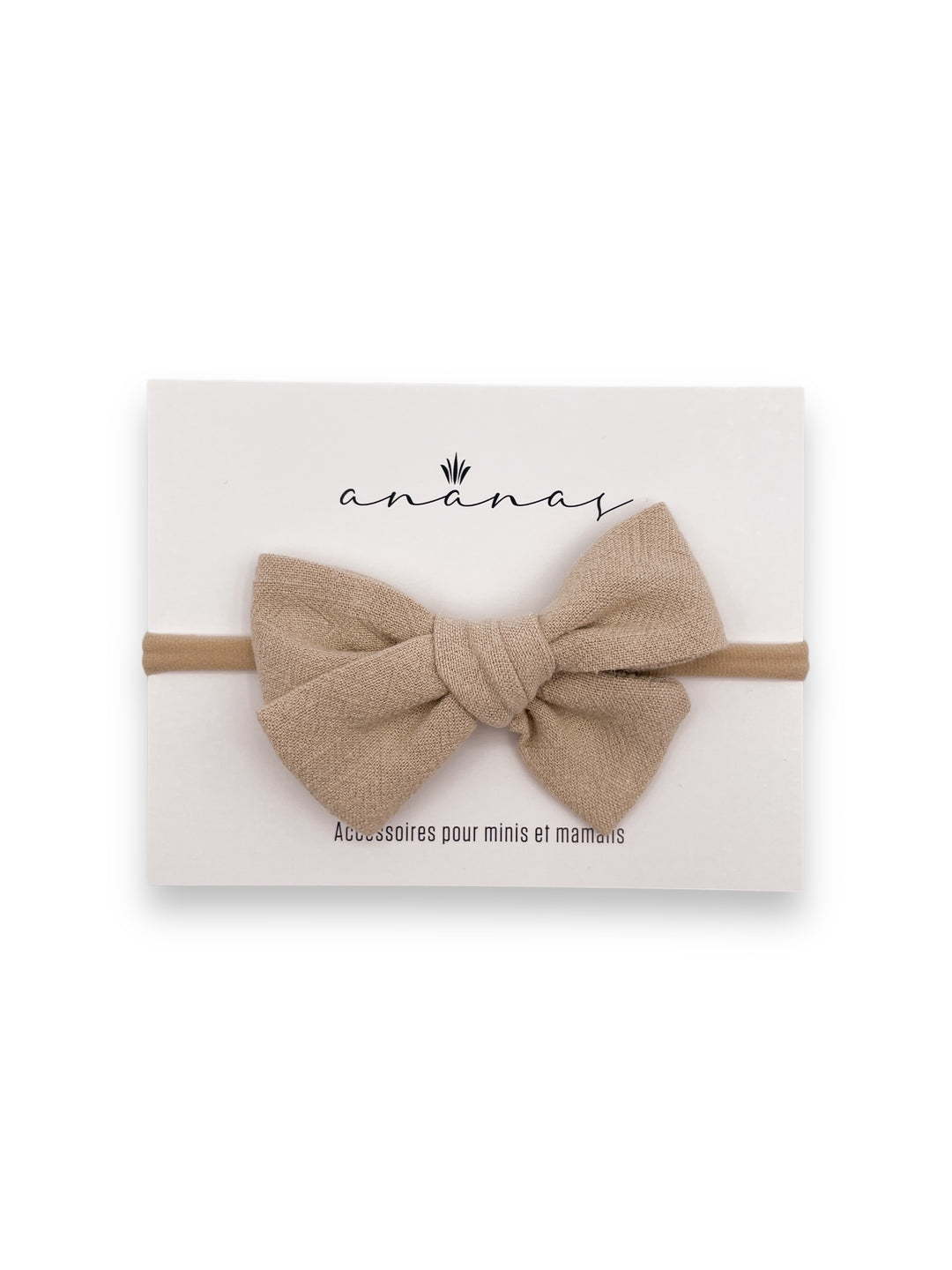 Cotton Bow - Beige