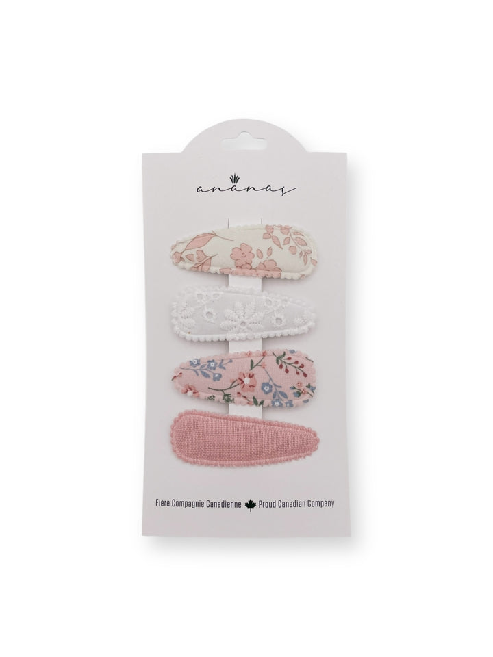 Barrettes en tissu - Brise printanière