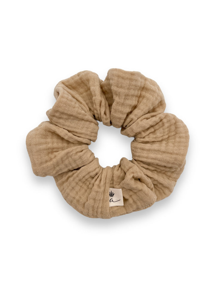 Muslin scrunchies - Wheat