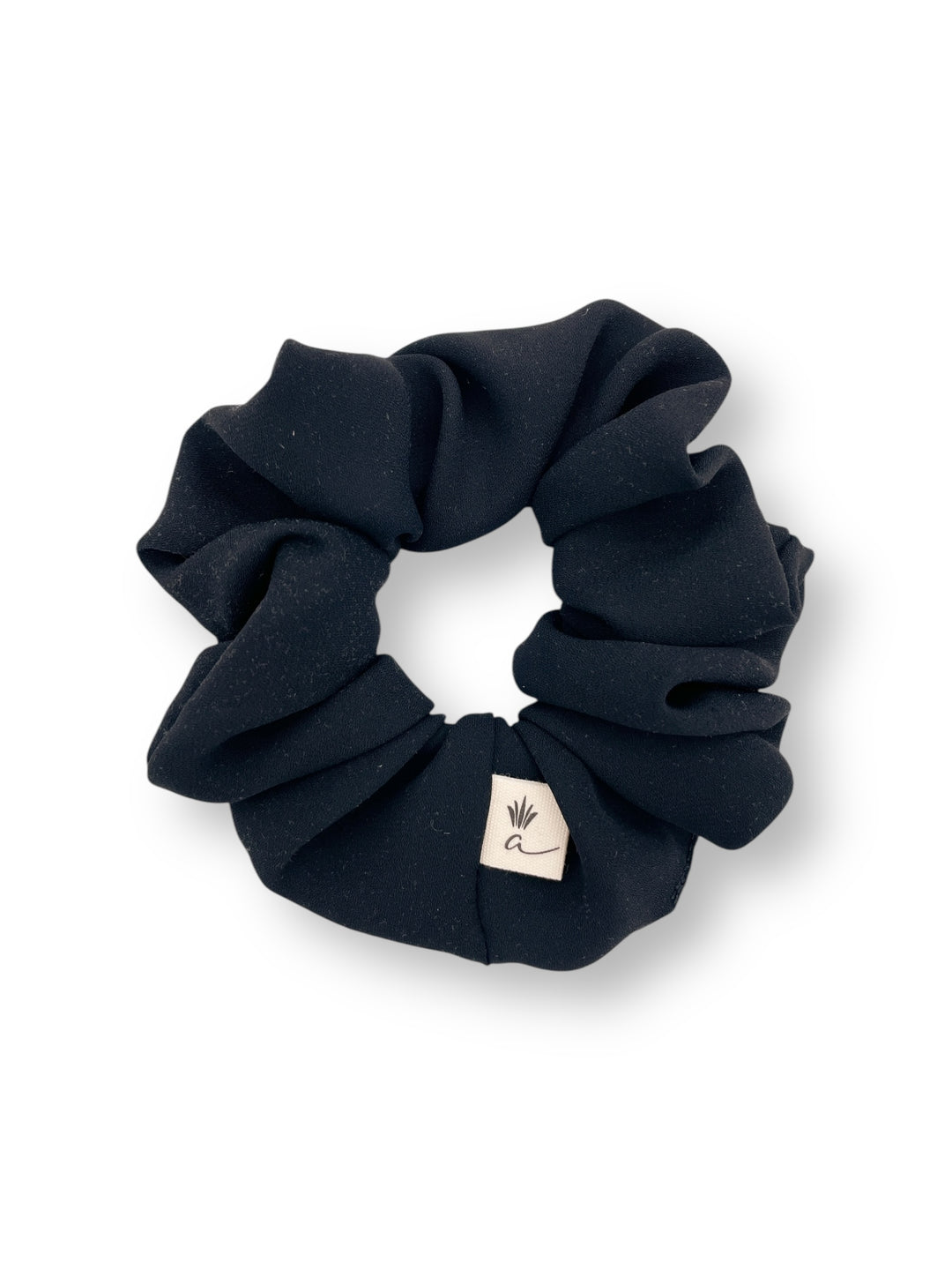 Black Chiffon scrunchie