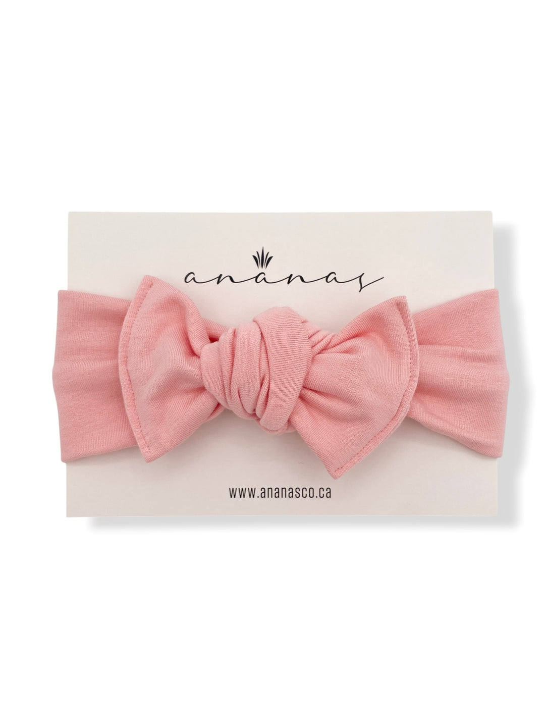 Bamboo bow headband to tie