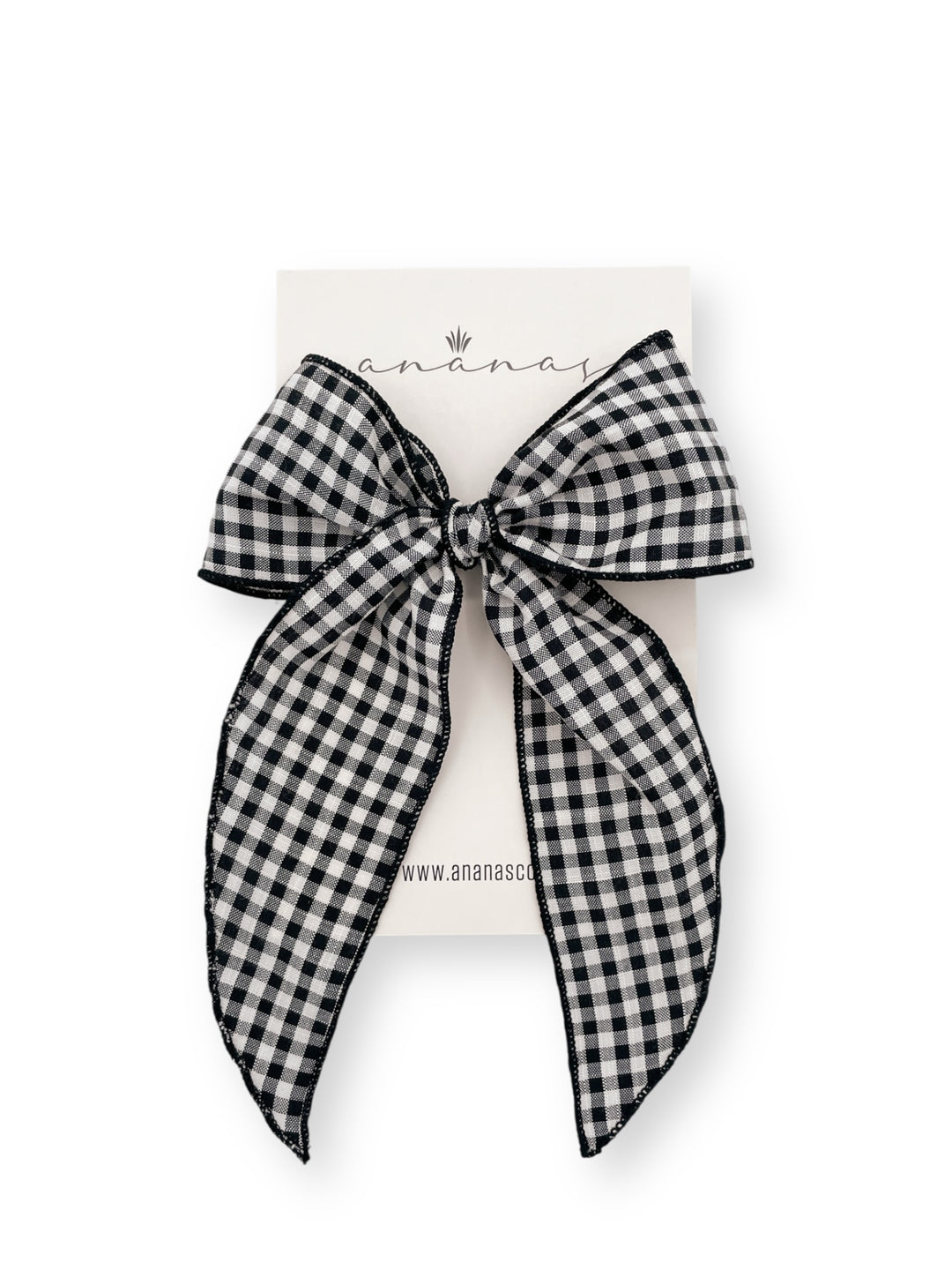 Boucle Fable L -  Vichy Noir