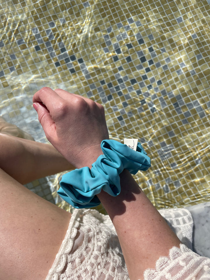 Swim scrunchie - Aqua